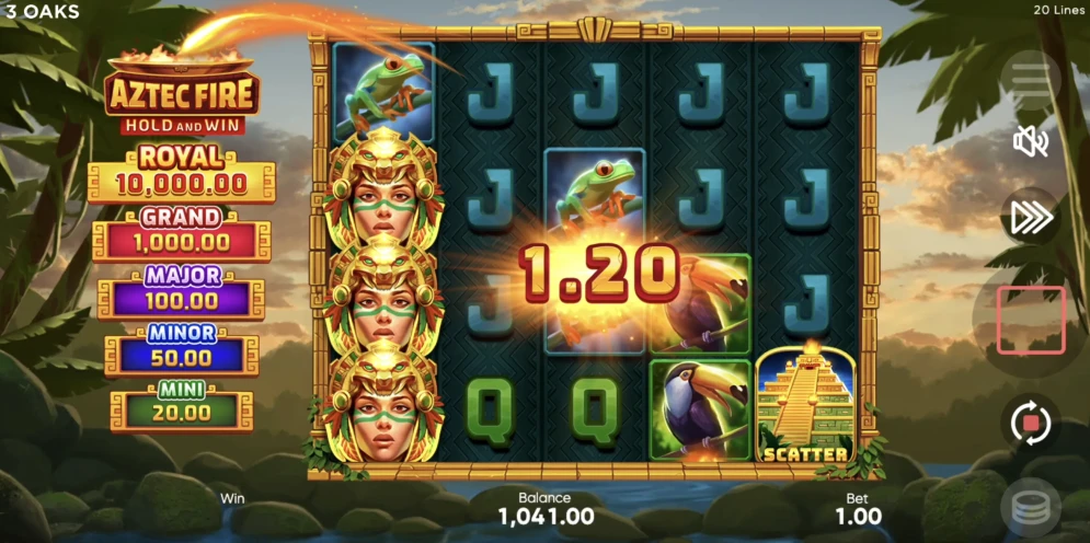 Aztec Fire: Hold and Win