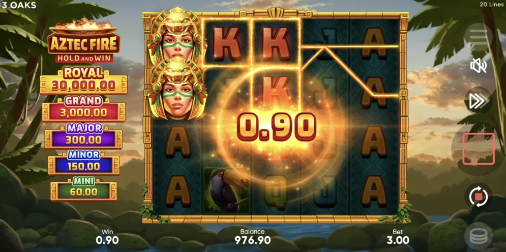 Aztec Fire: Hold and Win Slot