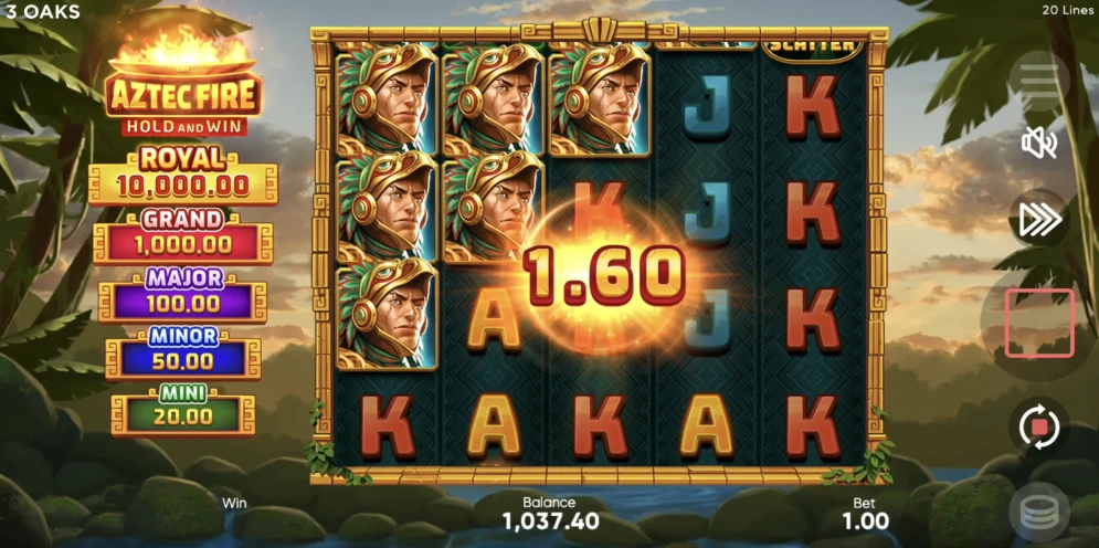 Aztec Fire: Hold and Win